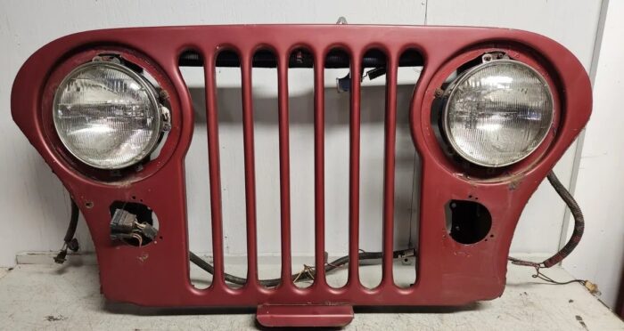 jeep cj front grill